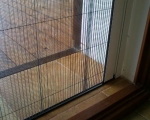 Москитная сетка плиссе на дверь балкона