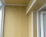 Обшивка балкона пластиковыми панелями-7-7