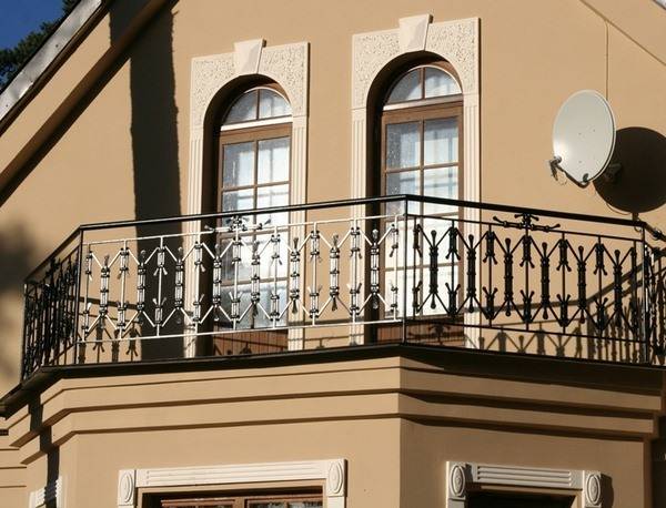 кованная ограда для балкона