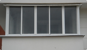 холодное остекление балкона алюминиевым профилем